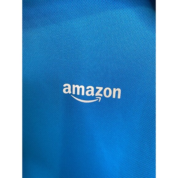 Amazon Active Polo Shirt Employee LONG SLEEVE Logo Reflective MEN BIG TALL 6XL - Picture 3 of 5